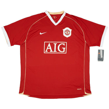 Camisa Manchester United 2006/07 - Retrô Masculino - Vermelha